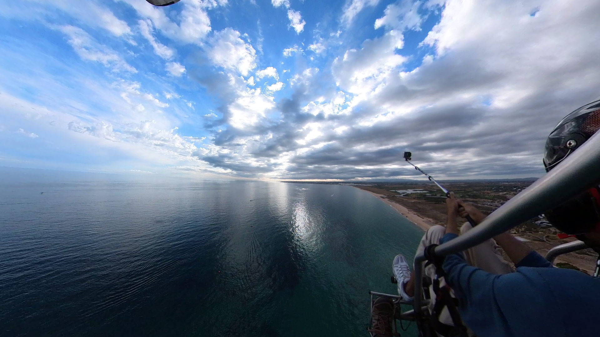 vol en paratrike avec photos et vidéo en Algarve