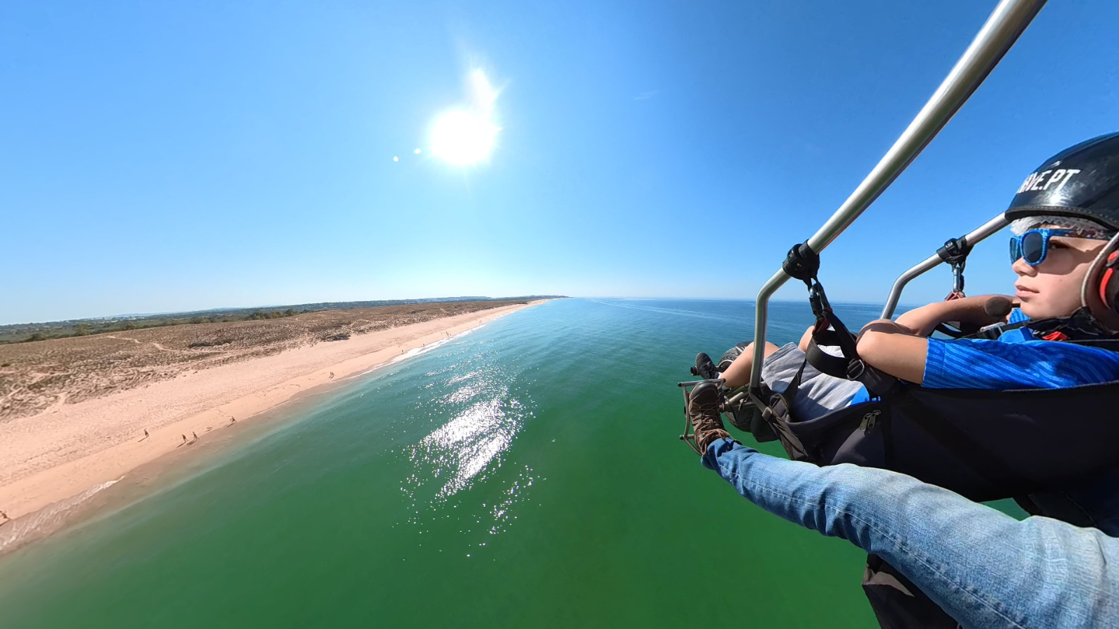 Expérience de vol en famille en Algarve. expérience vol en famille algarve